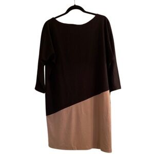 Muse Asymmetrical Color-block Shift Dress